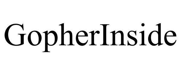 Trademark Logo GOPHERINSIDE