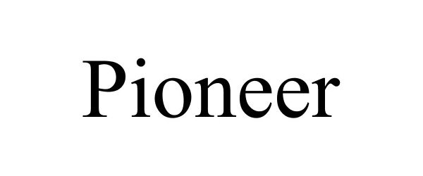 Trademark Logo PIONEER