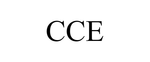 Trademark Logo CCE