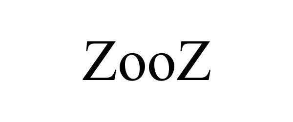 Trademark Logo ZOOZ
