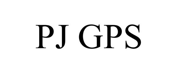 Trademark Logo PJ GPS