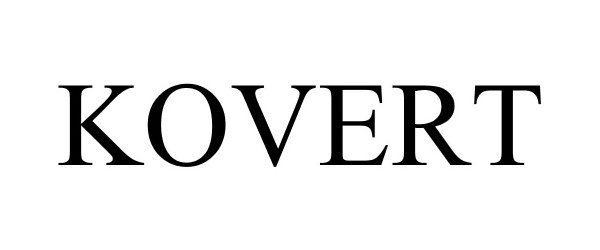 Trademark Logo KOVERT