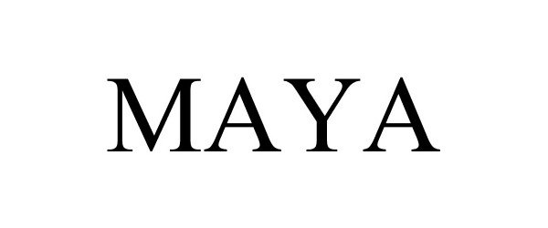 Trademark Logo MAYA