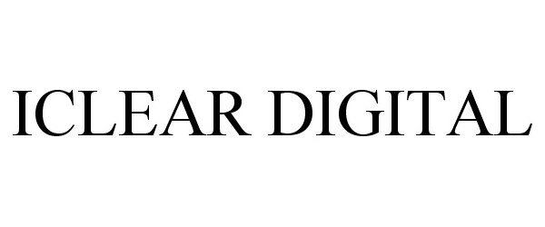 Trademark Logo ICLEAR DIGITAL