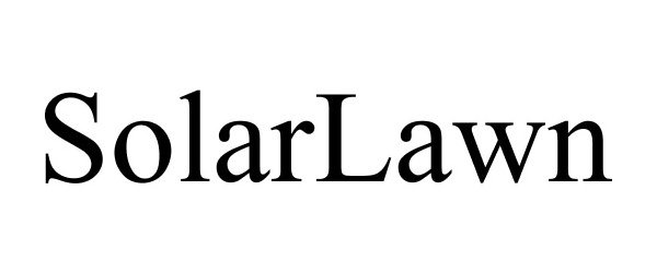 Trademark Logo SOLARLAWN