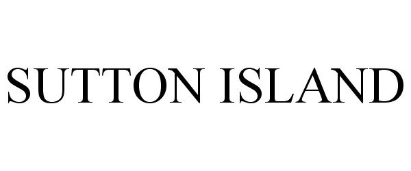  SUTTON ISLAND