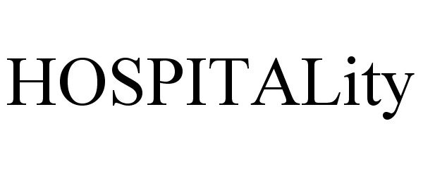 Trademark Logo HOSPITALITY