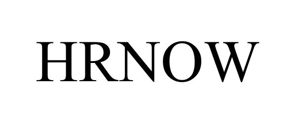 Trademark Logo HRNOW