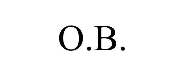 Trademark Logo O.B.