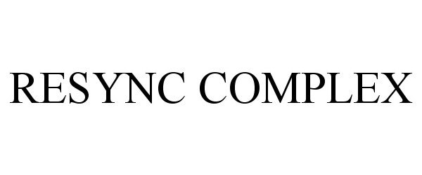 Trademark Logo RESYNC COMPLEX