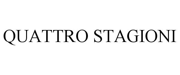 Trademark Logo QUATTRO STAGIONI