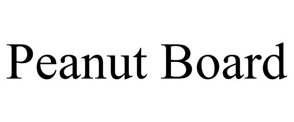 Trademark Logo PEANUT BOARD