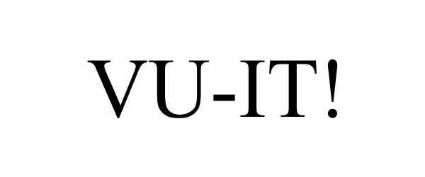 Trademark Logo VU-IT!