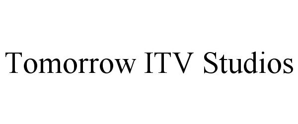 Trademark Logo TOMORROW ITV STUDIOS