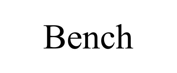 Trademark Logo BENCH