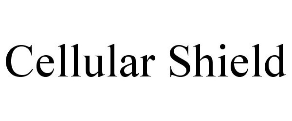 Trademark Logo CELLULAR SHIELD