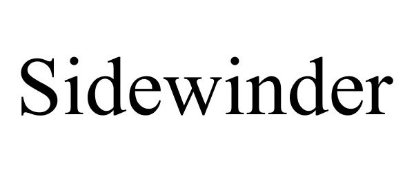 Trademark Logo SIDEWINDER