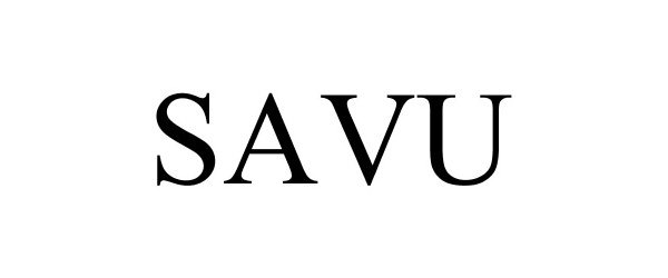 Trademark Logo SAVU