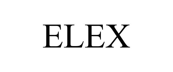 Trademark Logo ELEX