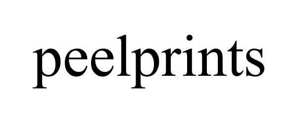 Trademark Logo PEELPRINTS