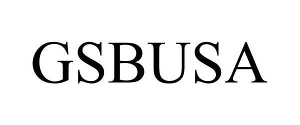 Trademark Logo GSBUSA