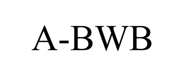 Trademark Logo A-BWB