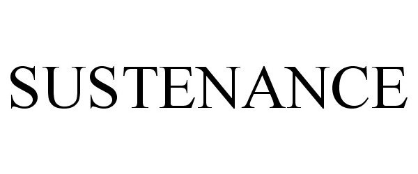 Trademark Logo SUSTENANCE