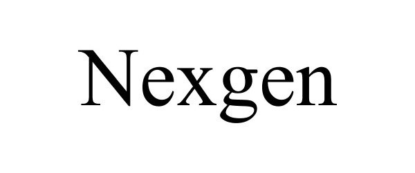 Trademark Logo NEXGEN