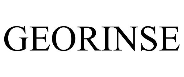Trademark Logo GEORINSE