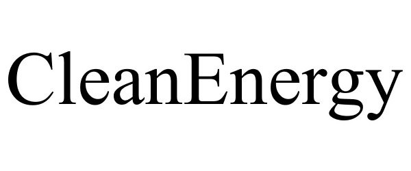 Trademark Logo CLEANENERGY