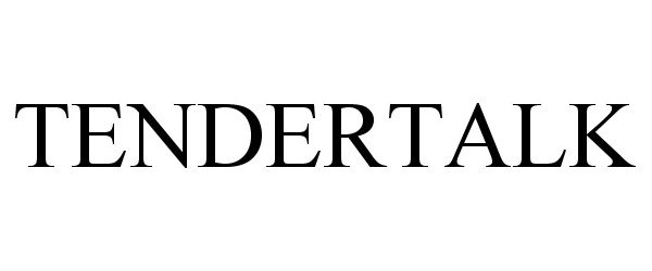 Trademark Logo TENDERTALK