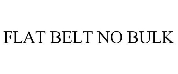 Trademark Logo FLAT BELT NO BULK