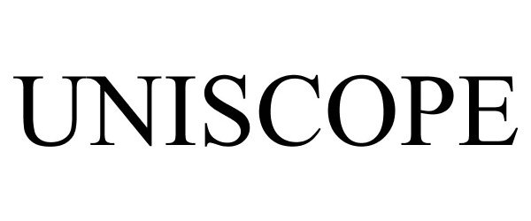 Trademark Logo UNISCOPE