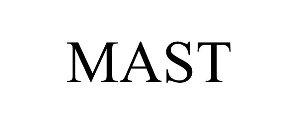 Trademark Logo MAST