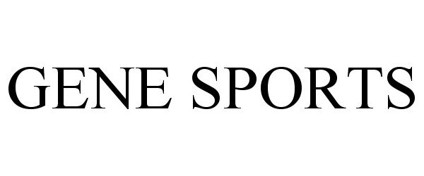 Trademark Logo GENE SPORTS