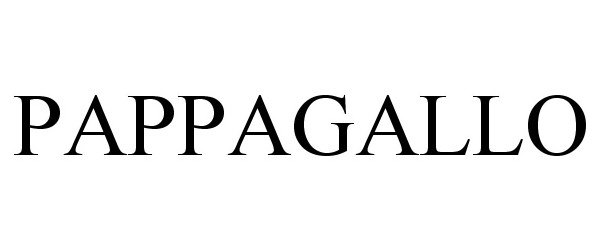 Trademark Logo PAPPAGALLO