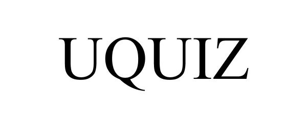 Trademark Logo UQUIZ