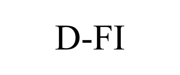 Trademark Logo D-FI