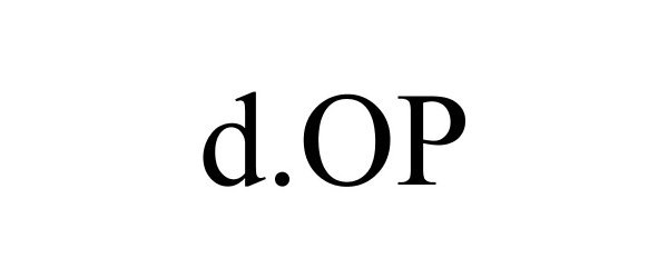 Trademark Logo D.OP