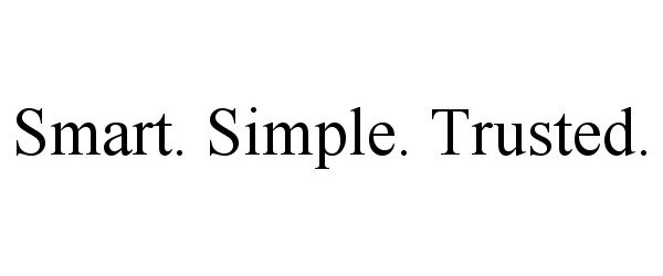 Trademark Logo SMART. SIMPLE. TRUSTED.
