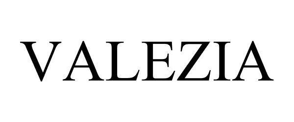 Trademark Logo VALEZIA