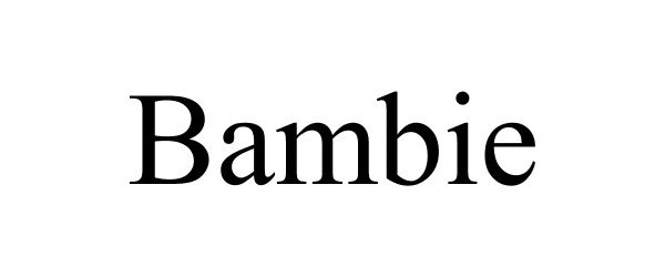  BAMBIE