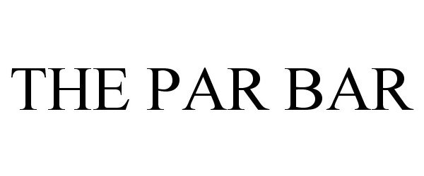  THE PAR BAR