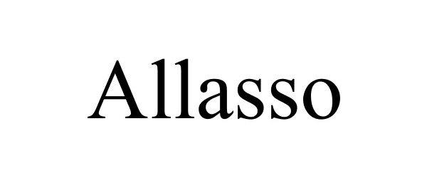 Trademark Logo ALLASSO