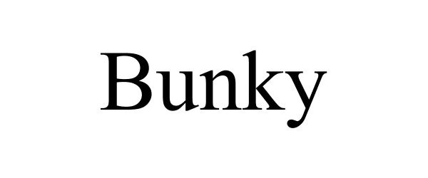 Trademark Logo BUNKY