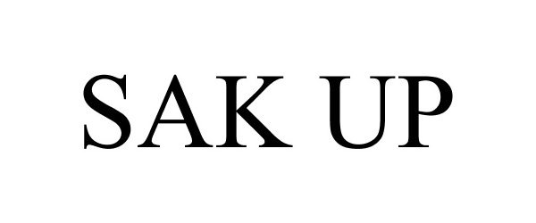 Trademark Logo SAK UP