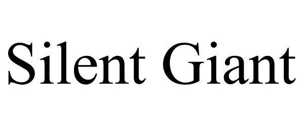 Trademark Logo SILENT GIANT