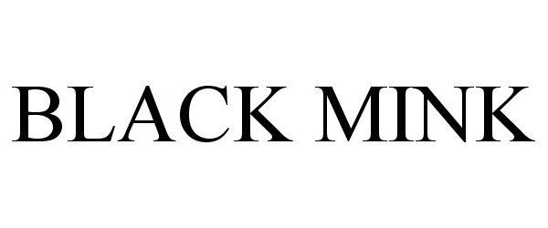  BLACK MINK