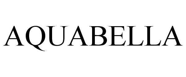 Trademark Logo AQUABELLA