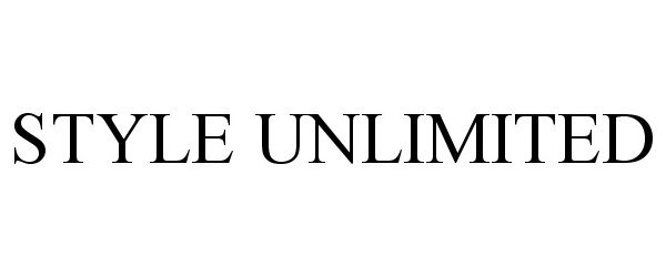 Trademark Logo STYLE UNLIMITED